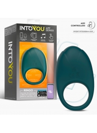 Зеленое интерактивное виброкольцо Ringo - Intoyou - в Саратове купить с доставкой