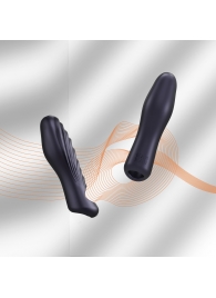 Сливовая силиконовая насадка на пенис с подхватом Manwan Ryzer - Manwan - в Саратове купить с доставкой