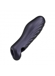 Сливовая силиконовая насадка на пенис с подхватом Manwan Ryzer - Manwan - в Саратове купить с доставкой