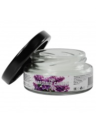 Массажная свеча «Сирень» - 50 мл. - SGAN - купить с доставкой в Саратове