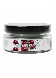 Массажная свеча «Спелая вишня» - 50 мл. - SGAN - купить с доставкой в Саратове