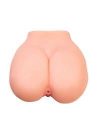 Реалистичный мастурбатор в форме попки с 2 любовными входами - No Name - в Саратове купить с доставкой