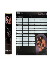 Плакат для двоих со скретч-слоем «БДСМ» - Сима-Ленд - купить с доставкой в Саратове