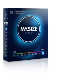 Презервативы MY.SIZE размер 72 - 3 шт. - My.Size - купить с доставкой в Саратове