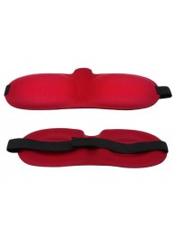 Красная глухая маска на резинке - Sitabella - купить с доставкой в Саратове