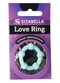 Цветное эрекционное кольцо Love Ring с бусинами - Sitabella - в Саратове купить с доставкой