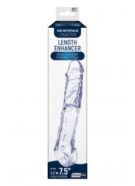 Прозрачная насадка-удлинитель Length Enhancer с подхватом - 22,3 см. - NMC - в Саратове купить с доставкой