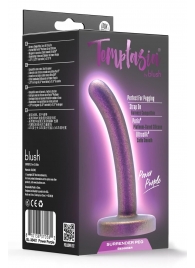 Фиолетовая насадка с гладкой поверхностью Surrender 4.75 Inch Beginner Pegging Dildo - 12 см. - Blush Novelties - купить с доставкой в Саратове