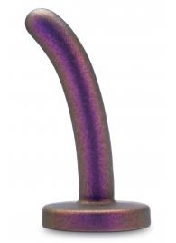 Фиолетовая насадка с гладкой поверхностью Surrender 4.75 Inch Beginner Pegging Dildo - 12 см. - Blush Novelties - купить с доставкой в Саратове