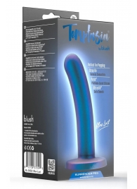 Синяя насадка с гладкой поверхностью Surrender 5.75 Inch Intermediate Pegging Dildo - 14,6 см. - Blush Novelties - купить с доставкой в Саратове