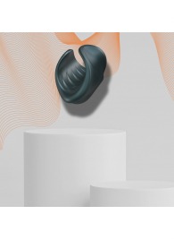 Серый сквозной мастурбатор с вибрацией Manwan Starter - Manwan - в Саратове купить с доставкой