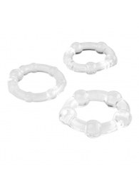 Набор из 3 эрекционных прозрачных колец - Boys of Toys - в Саратове купить с доставкой
