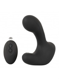 Черная анальная вибропробка с функцией расширения RC Butt Plug with 3 functions - Orion - в Саратове купить с доставкой
