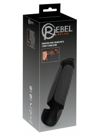 Черный вибромастурбатор с трехточечной стимуляцией Penis Trainer with 3 Point Stimulation - Orion - в Саратове купить с доставкой