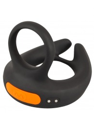 Черный вибростимулятор мошонки RC Scrotum Stimulator with Vibration - Orion - в Саратове купить с доставкой