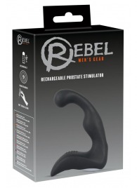 Черный перезаряжаемый стимулятор простаты с вибрацией - 14,6 см. - Orion - в Саратове купить с доставкой