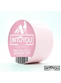 Розовый скотч для фиксации Non-Sticky Bondage Tape - 15 м. - Intoyou - купить с доставкой в Саратове