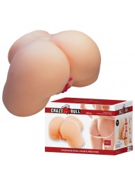 Телесный мастурбатор с 2 любовными отверстиями Olivia - Baile - в Саратове купить с доставкой