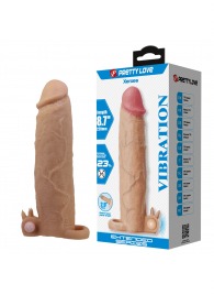 Телесная насадка на пенис Xerxes - 22 см. - Baile - в Саратове купить с доставкой