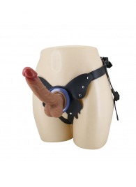 Поясной страпон Wells: трусики в форме бабочки и фаллоимитатор-насадка - Baile - купить с доставкой в Саратове