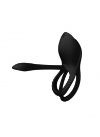 Черное эрекционное виброкольцо Bayek с пультом ДУ - Zalo - в Саратове купить с доставкой