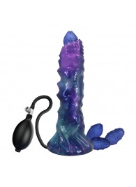 Фиолетовый яйцеродящий фаллоимитатор Duskwalker Sentinal на присоске - 22,4 см. - Baile - купить с доставкой в Саратове