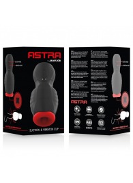 Черно-красный мастурбатор с вибрацией и всасыванием - JAMYJOB - в Саратове купить с доставкой