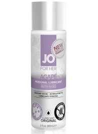 Лубрикант на водной основе для женщин JO AGAPE LUBRICANT ORIGINAL - 60 мл. - System JO - купить с доставкой в Саратове