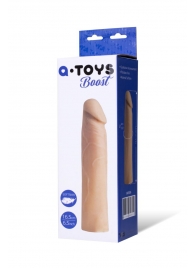 Реалистичная насадка с ярко выраженной головкой - 16,5 см. - A-toys - в Саратове купить с доставкой Реалистичная насадка с ярко выраженной головкой - 16,5 см. - A-toys - в Саратове купить с доставкой