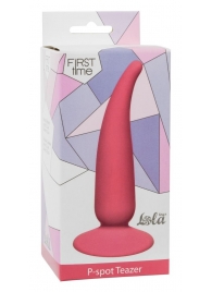 Розовая анальная пробка P-spot Teazer Pink - 12,2 см. - Lola Games - в Саратове купить с доставкой