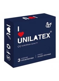 Ультрапрочные презервативы Unilatex Extra Strong - 3 шт. - Unilatex - купить с доставкой в Саратове