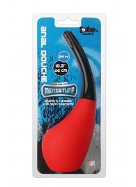 Анальный душ MENZSTUFF 310ML ANAL DOUCHE RED/BLACK - Dream Toys - купить с доставкой в Саратове