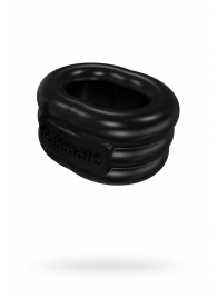Чёрное эрекционное виброкольцо Stretch - Bathmate - в Саратове купить с доставкой