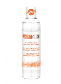 Гель-смазка 2-в-1 MASSAGE   LUBRICANT GUARANA - 300 мл. - Waterglide - купить с доставкой в Саратове