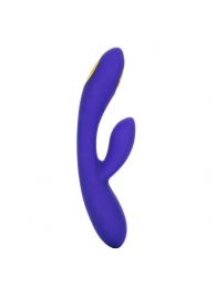 Фиолетовый вибратор с функцией электростимуляции Intimate E-Stimulator Dual Wand - 21,5 см. - California Exotic Novelties - купить с доставкой в Саратове