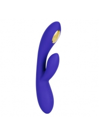 Фиолетовый вибратор с функцией электростимуляции Intimate E-Stimulator Dual Wand - 21,5 см. - California Exotic Novelties - купить с доставкой в Саратове