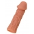 Телесная реалистичная насадка KOKOS Extreme Sleeve 05 с дополнительной стимуляцией - 12,7 см. - KOKOS - в Саратове купить с доставкой