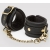 Черные наручники Bound to You Faux Leather Wrist Cuffs - Fifty Shades of Grey - купить с доставкой в Саратове