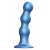 Голубая насадка Strap-On-Me Dildo Plug Balls size S - Strap-on-me - купить с доставкой в Саратове