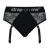 Черные трусики для насадок Diva Lingerie Harness - size M - Strap-on-me - купить с доставкой в Саратове