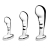 Набор из 3 стальных стимуляторов простаты Stainless Steel P-spot Training Set - b-Vibe - в Саратове купить с доставкой