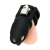 Черная клетка для пениса Silicone Small 2 in Cock Cage With Ball Divider - BlueLine - купить с доставкой в Саратове