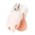 Белая клетка для пениса Silicone Small 2 in Cock Cage With Ball Divider - BlueLine - купить с доставкой в Саратове