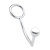 Кольцо на пенис с анальным стимулятором Stainless Steel Anal Hook   Cock Ring - BlueLine - в Саратове купить с доставкой