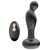 Черный массажер простаты с вибрацей и возвратно-поступательными движениями - Boys of Toys - в Саратове купить с доставкой