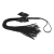 Чёрная плётка Lilly Whip Bijoux - Bijoux Indiscrets - купить с доставкой в Саратове