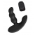 Черный силиконовый стимулятор простаты Levett Nitoc с пультом ДУ - Levett - в Саратове купить с доставкой