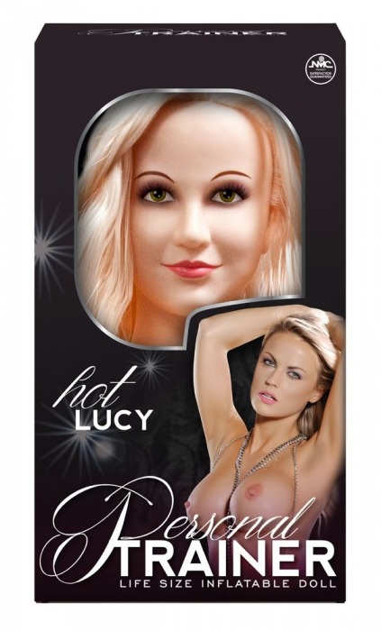 Надувная кукла с вибрацией и 2 любовными отверстиями Hot Lucy Lifesize Love Doll - NMC - в Саратове купить с доставкой