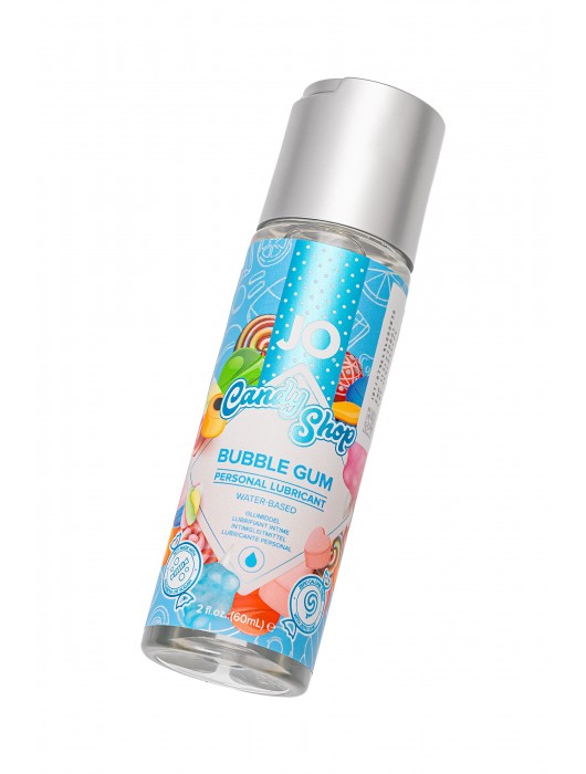Смазка на водной основе Candy Shop Bubblegum с ароматом жвачки - 60 мл. - System JO - купить с доставкой в Саратове