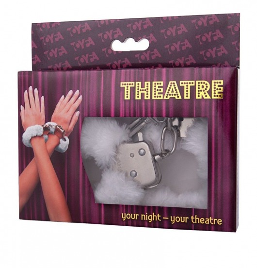 Наручники с белой меховой опушкой - ToyFa - купить с доставкой в Саратове